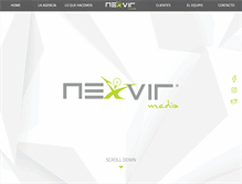 Tablet Screenshot of nexvir.com